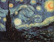 Vincent Van Gogh nuit etoilee oil painting on canvas